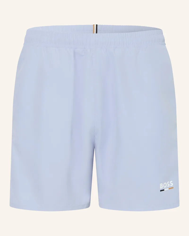 HUGO BOSS Badeshorts Swordfish blau Hellblau