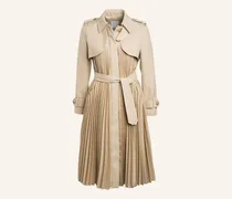 Trenchcoat mit Plissees