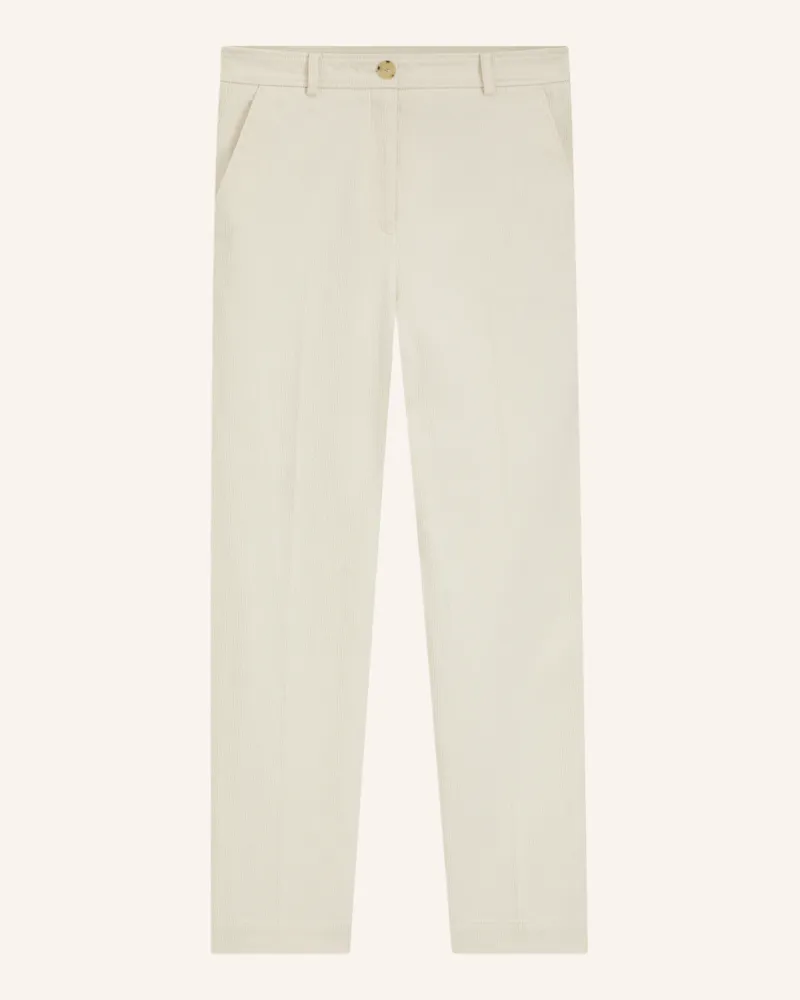 HUGO BOSS Business Hose TECARINO2-W Regular Fit Weiss