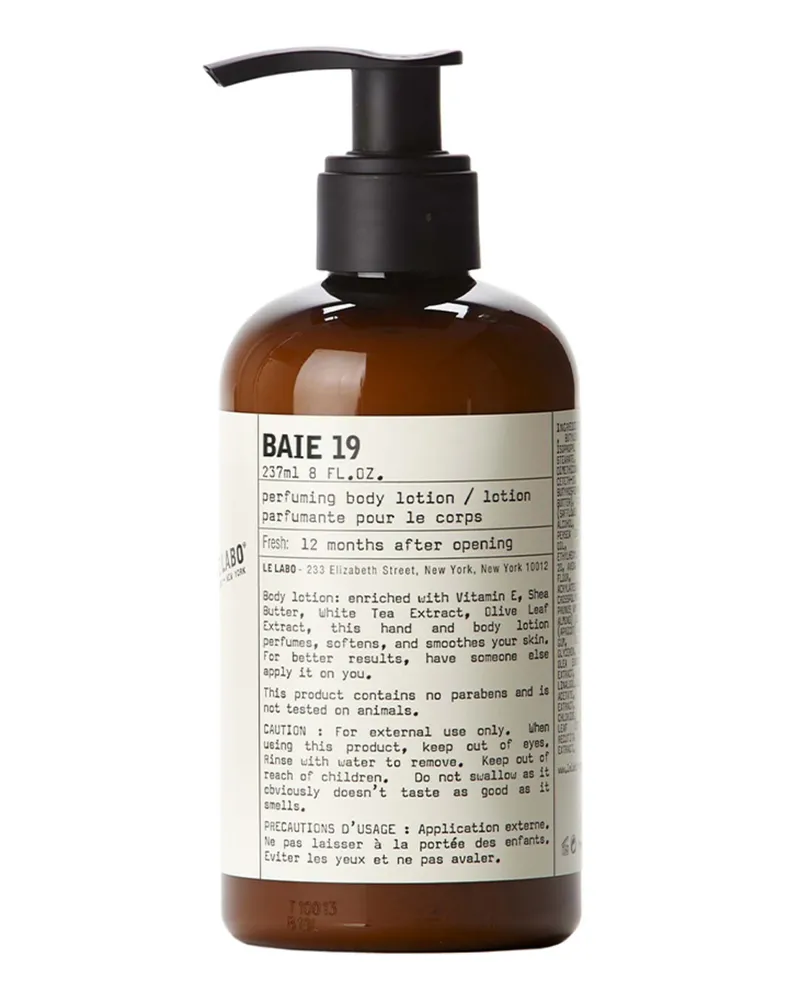 Le Labo Baie 19 Body Lotion 237 ml 
