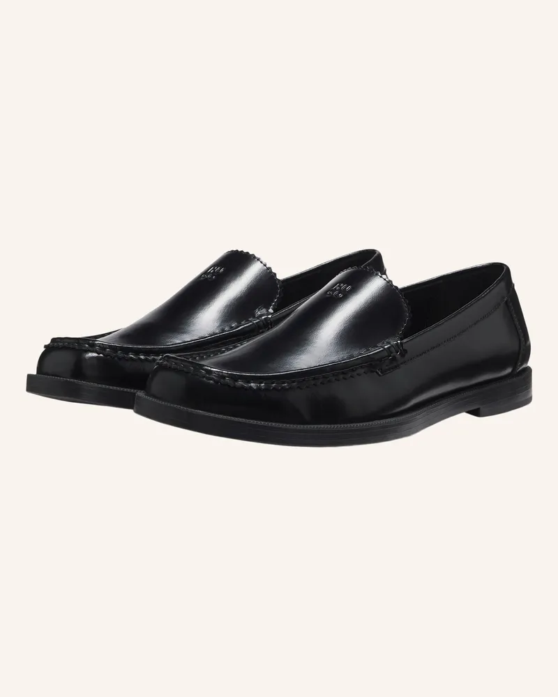 HUGO BOSS Flats Liora_Loafer_Alt schwarz Schwarz