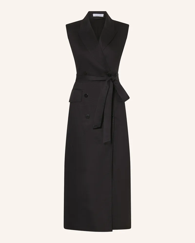 Mrs & HUGS Blazerkleid Schwarz
