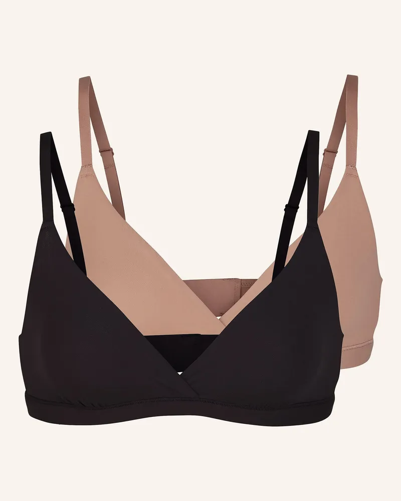 SKIMS 2er-Pack Bustiers Fits Everbody schwarz Sienna