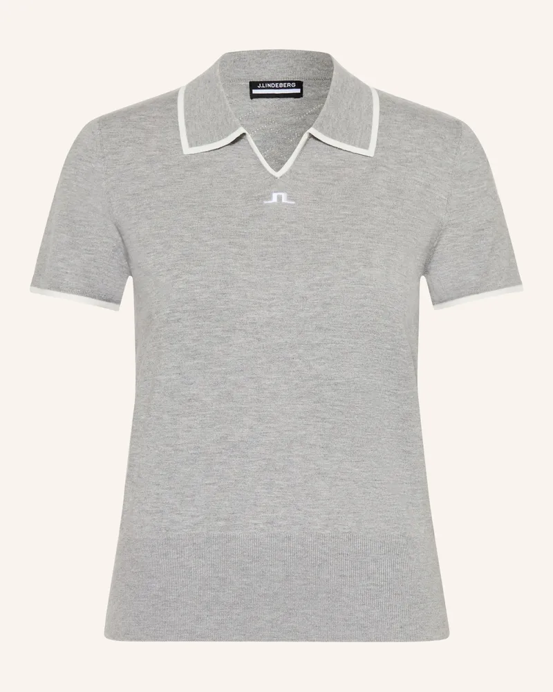 J.Lindeberg Funktions-Poloshirt grau Grau