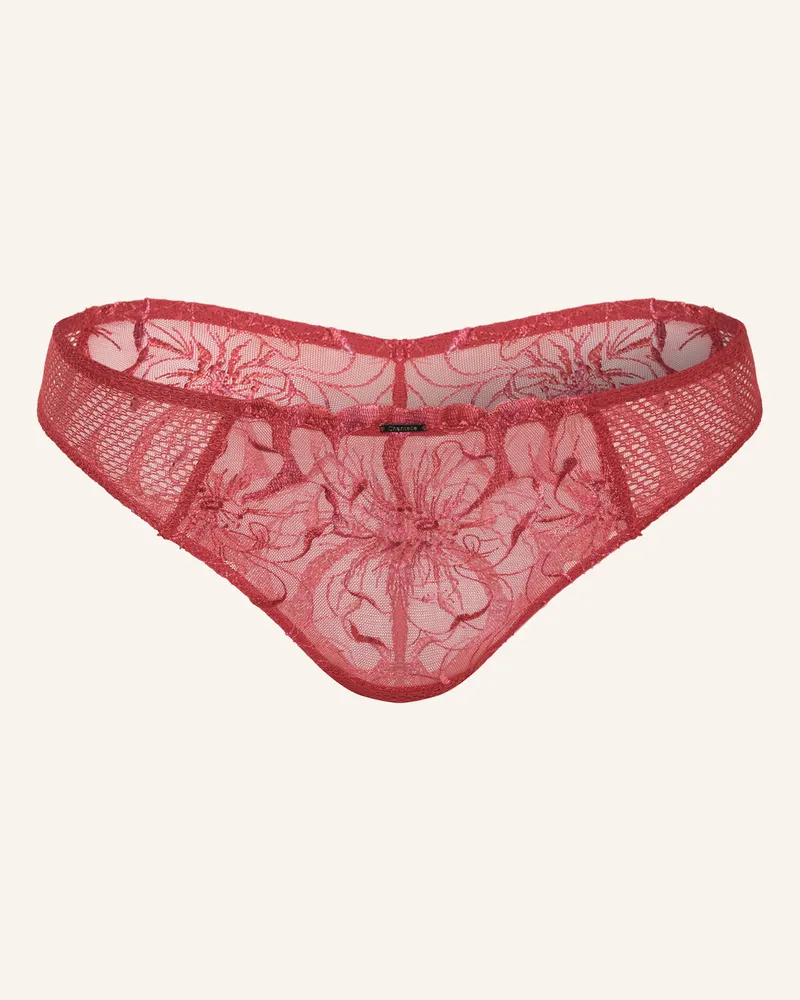 Chantelle String FLEURS Dunkelrot