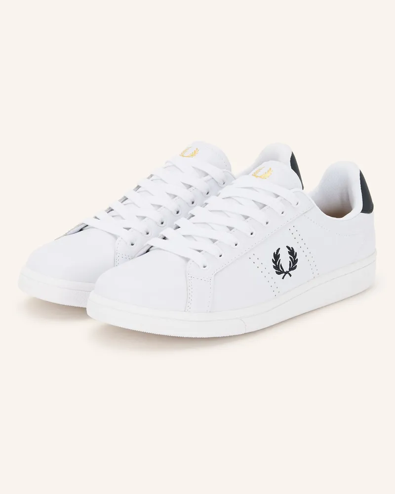 Fred Perry Sneaker weiss Weiss