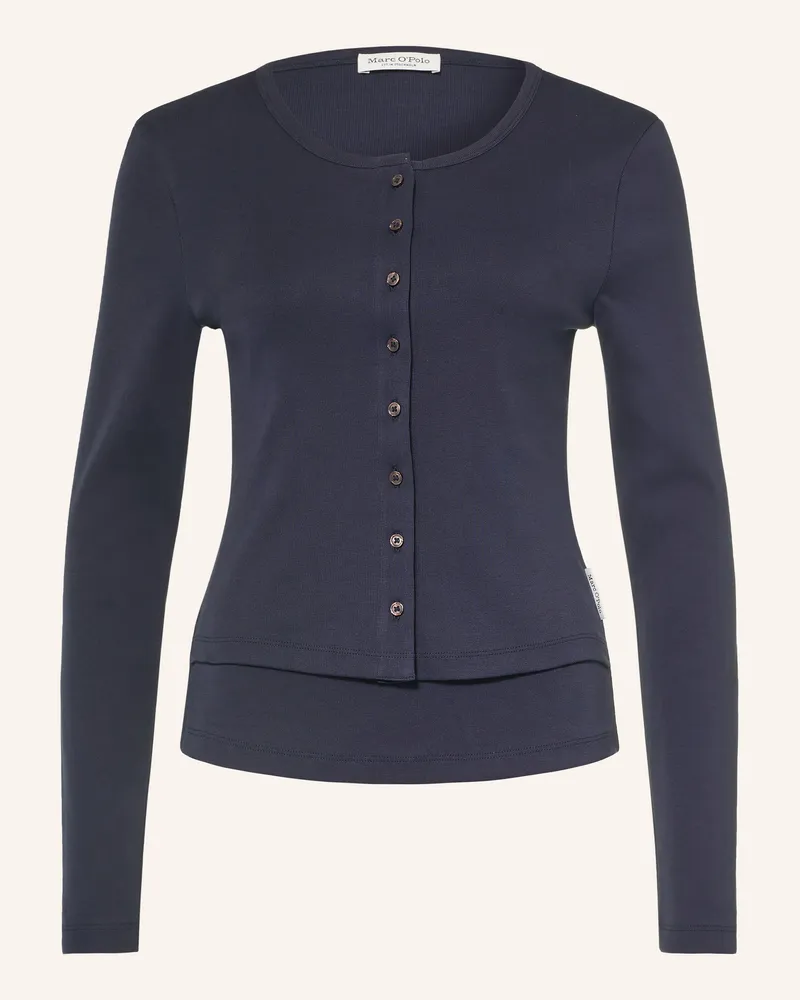 Marc O'Polo Longsleeve blau Dunkelblau