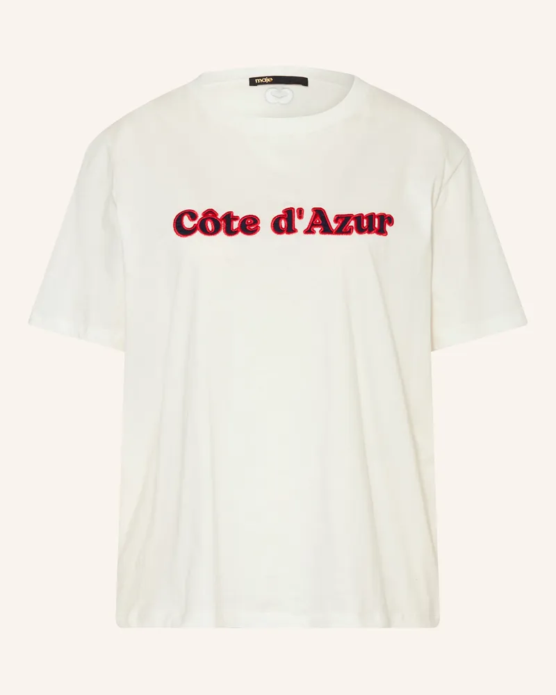 Maje T-Shirt weiss Weiss