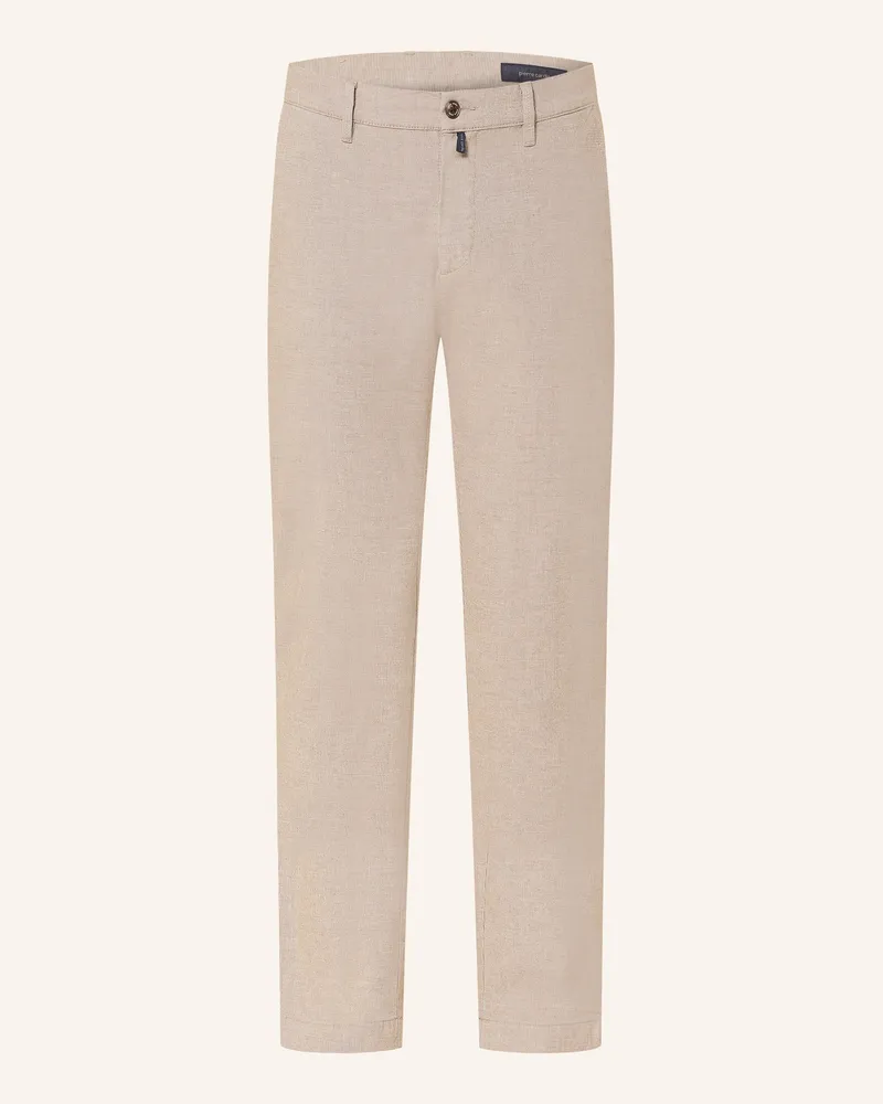 Pierre Cardin Hose PC-CALAIS Tapered Fit Beige
