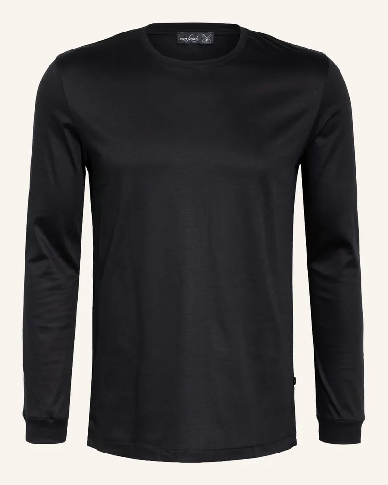 van Laack Longsleeve PARO Schwarz