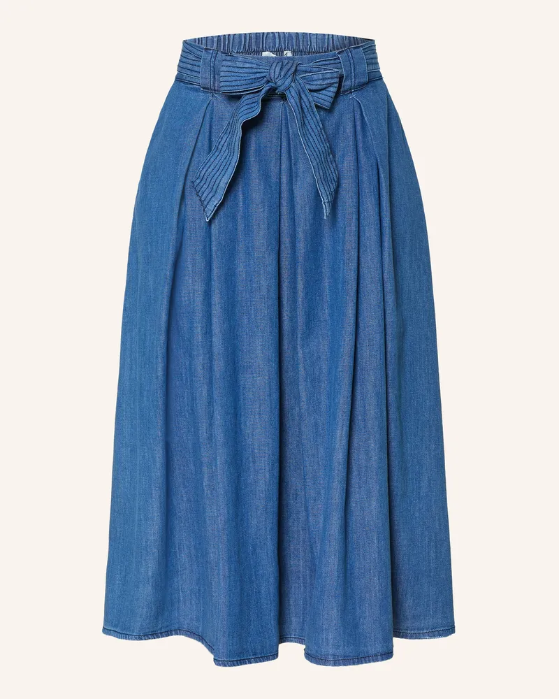 More & More Jeansrock blau Blau