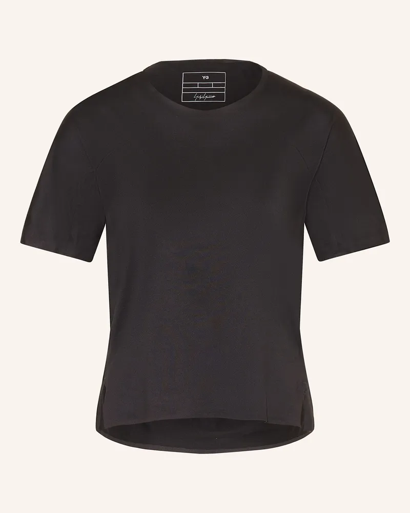 Y-3 Laufshirt schwarz Schwarz