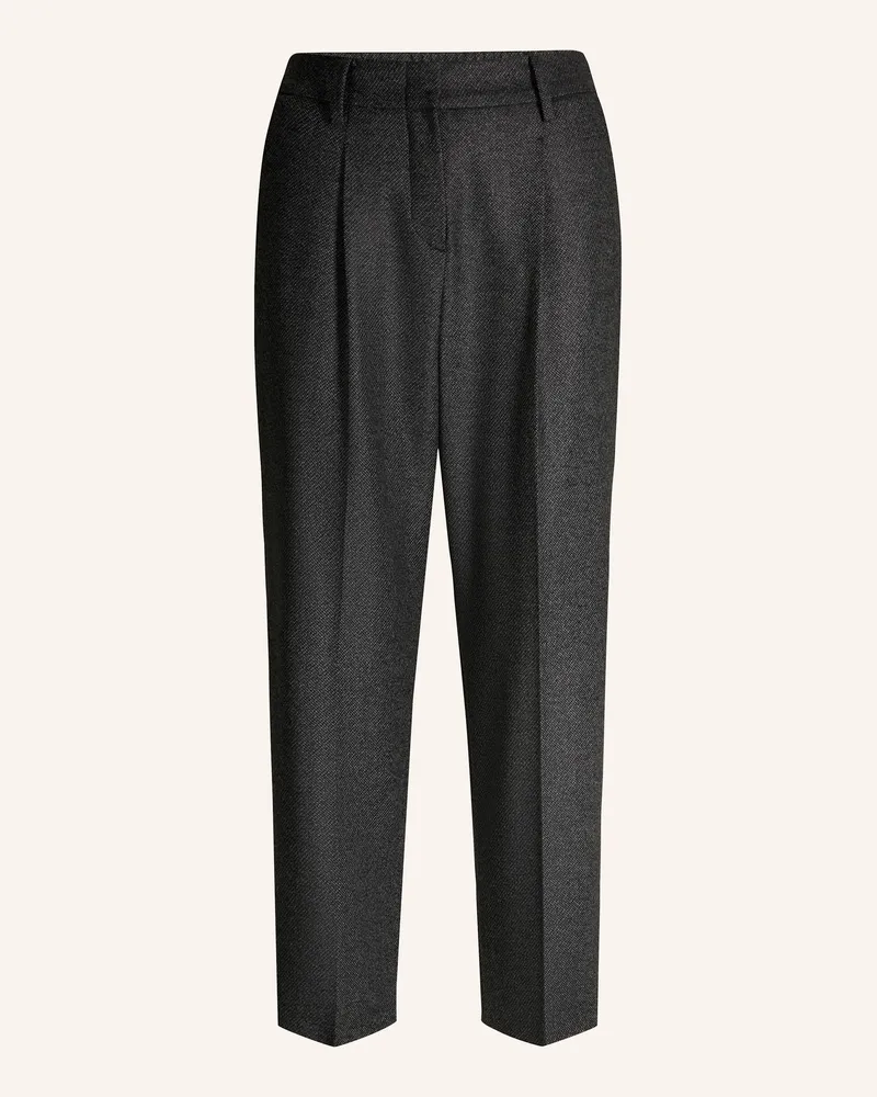 windsor. Bundfaltenhose Grau