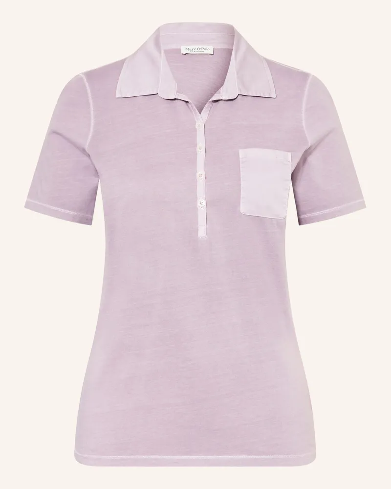 Marc O'Polo Jersey-Poloshirt lila Helllila