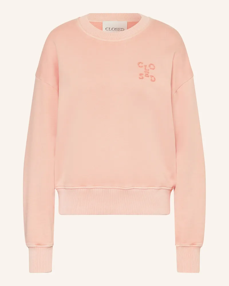Closed Sweatshirt orange Lachs