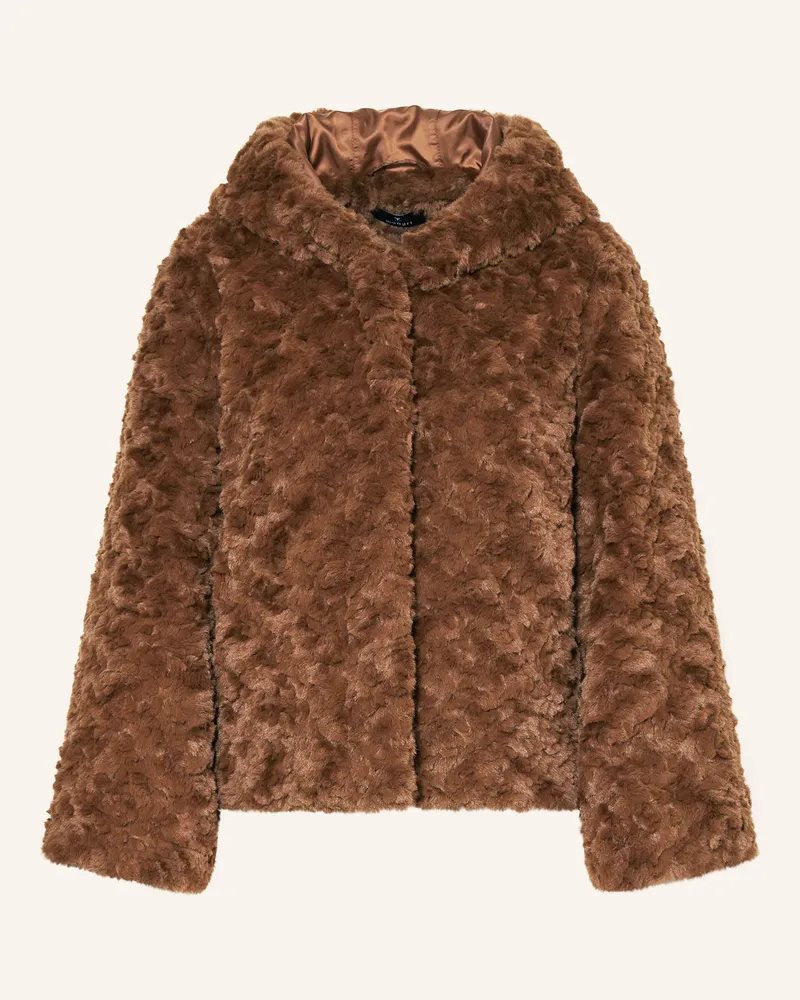 monari Kunstfell-Jacke braun Braun