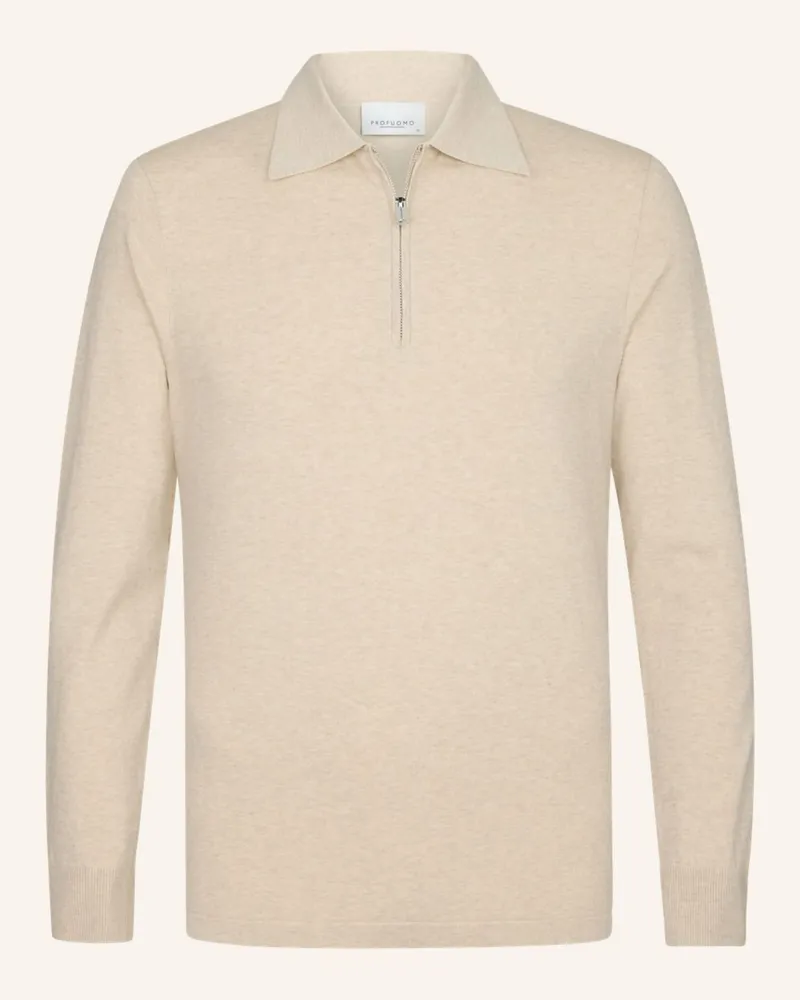 Profuomo Herren Troyer Beige
