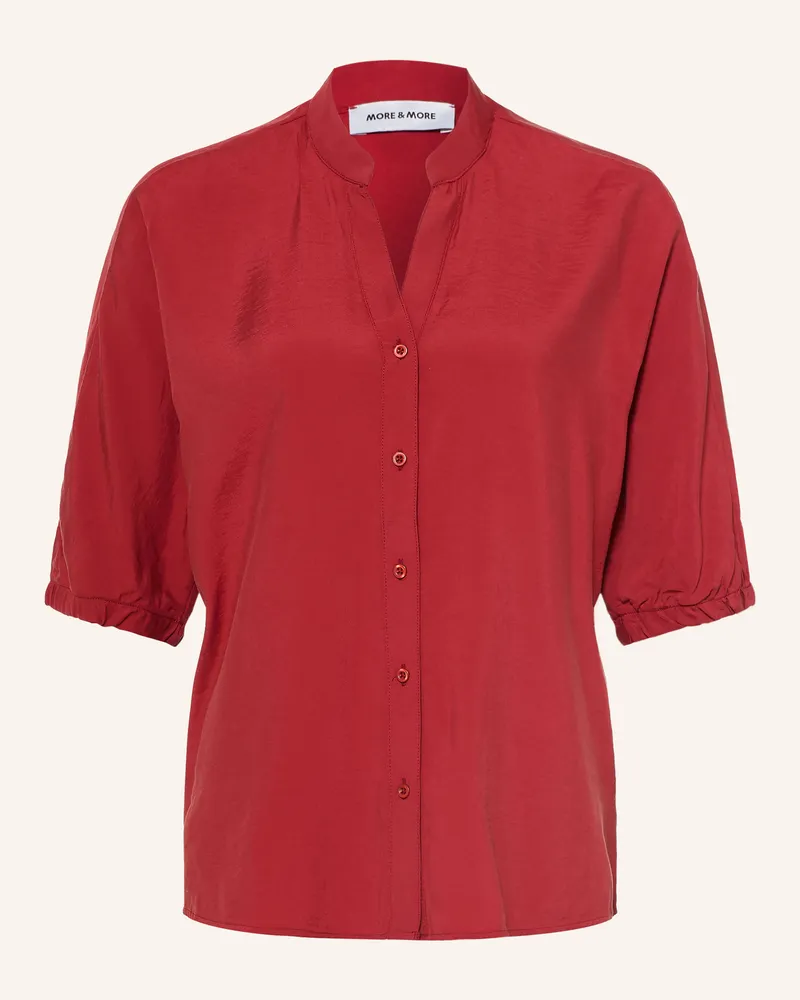 More & More Bluse rot Dunkelrot