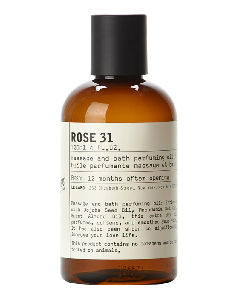 Le Labo Rose 31 Massage and Bath Perfuming Oil 120 ml 