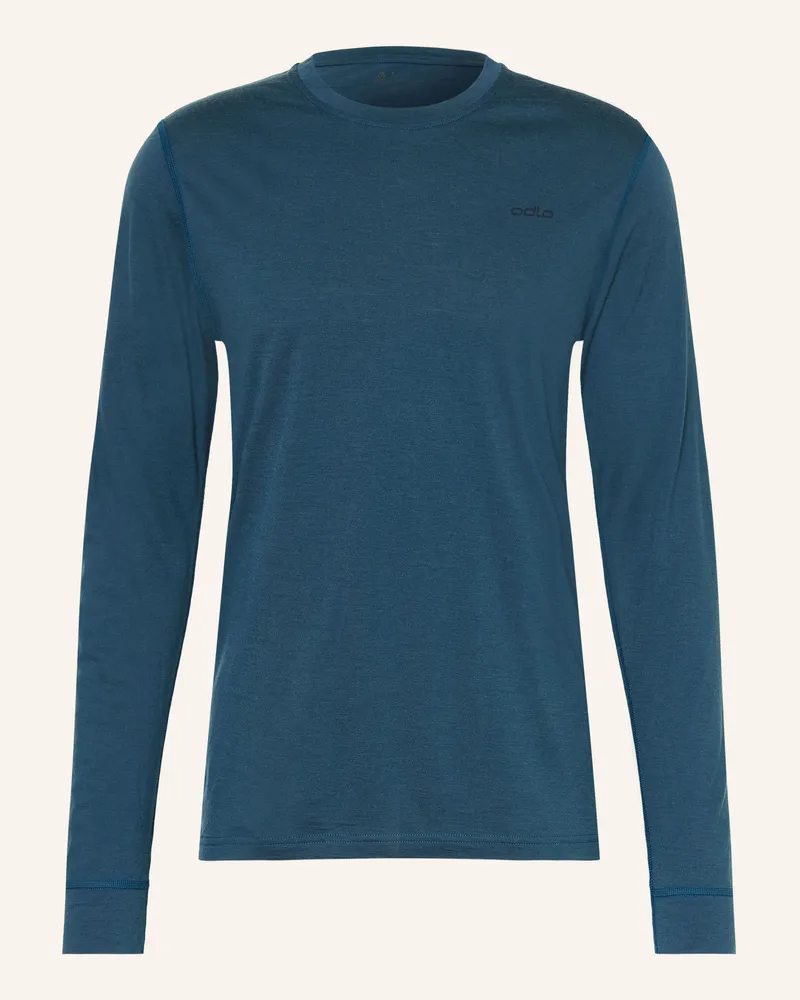 Odlo Funktionswäsche-Shirt Active Warm Eco blau Petrol