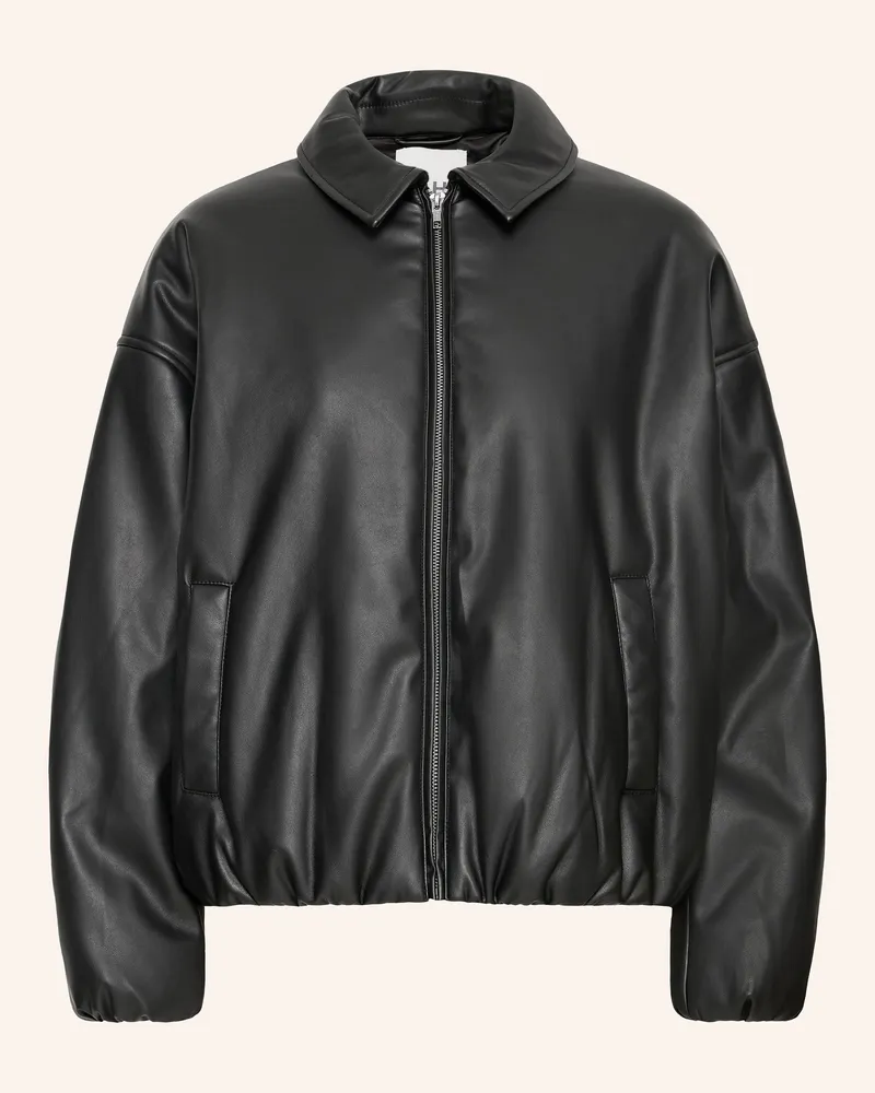 ICHI Blouson Ihgirana In Lederoptik schwarz Schwarz