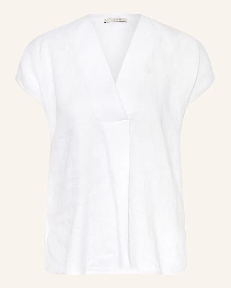 lilienfels Hemdbluse aus Leinen Weiss