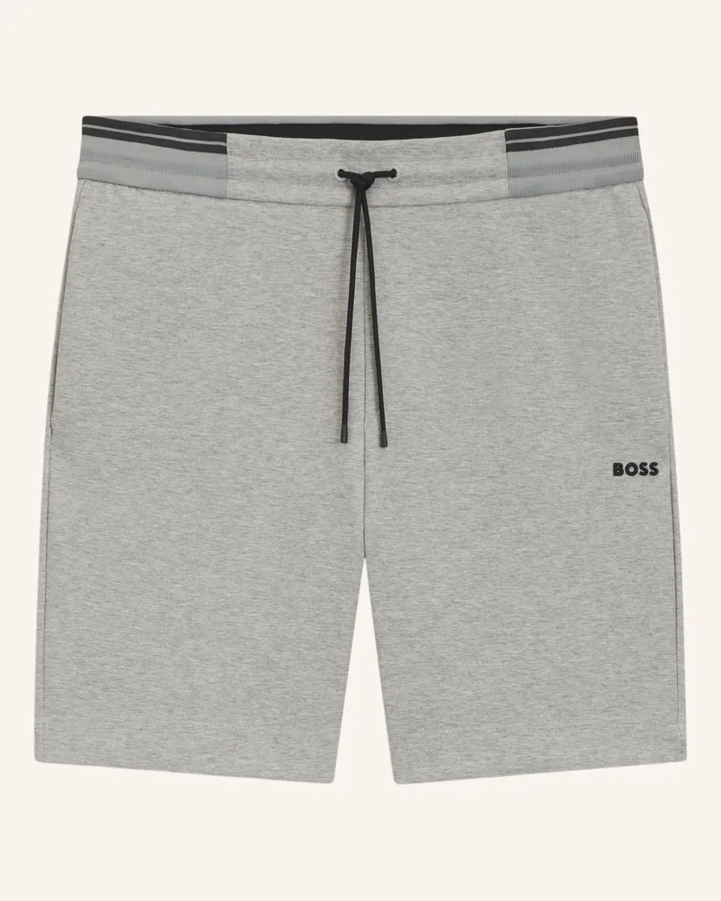 HUGO BOSS Casual Hose SHORTS ZONE Regular Fit Silber