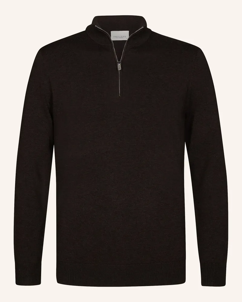 Profuomo Pullover braun Dunkelbraun