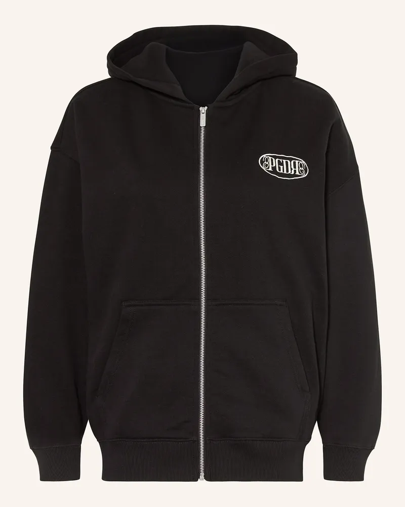 PEGADOR Oversized-Sweatjacke HELENA Schwarz