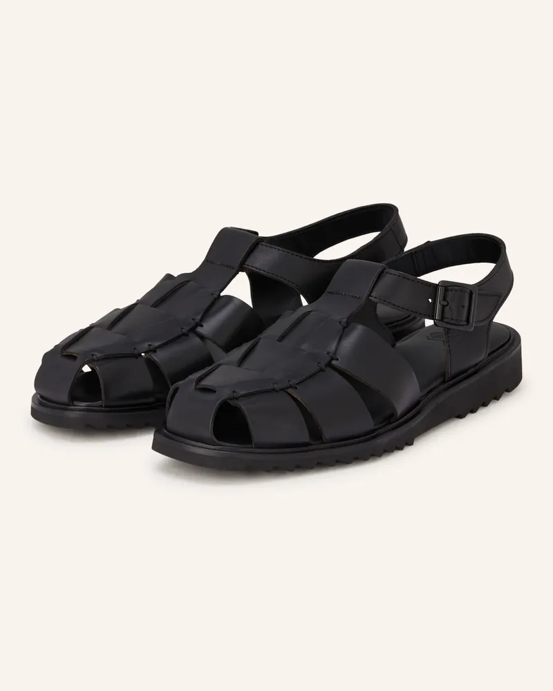 Paraboot Sandalen Santorin schwarz Schwarz