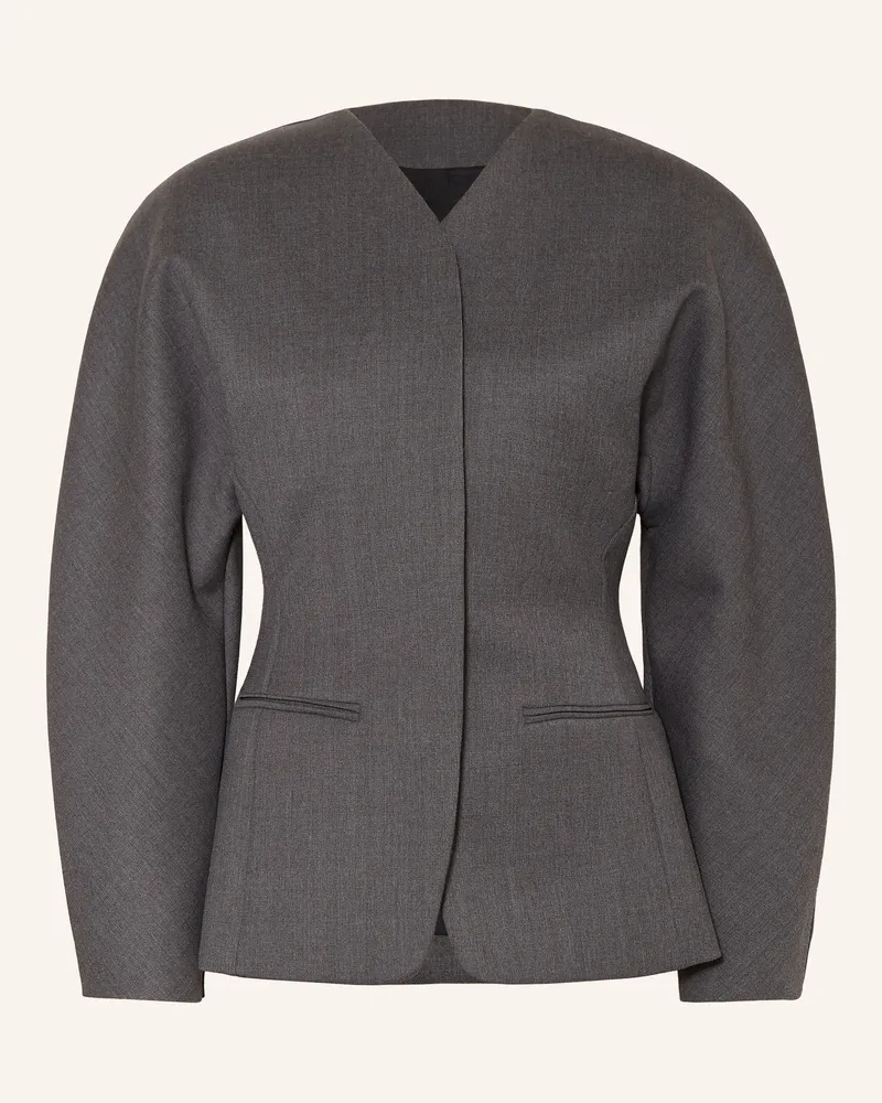 Jacquemus Blazer La Veste Ovalo grau Dunkelgrau