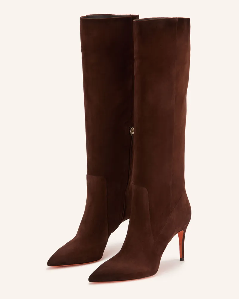 Santoni Stiefel viola85 braun Braun