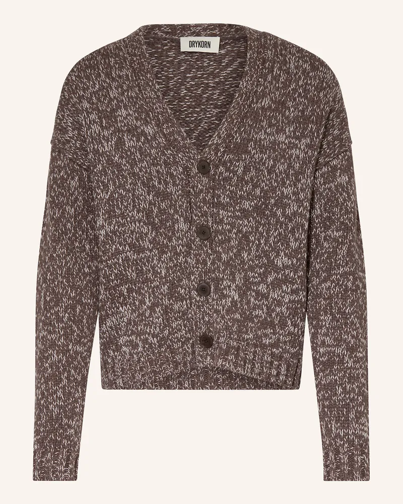 Drykorn Strickjacke ELDARO Dunkelbraun