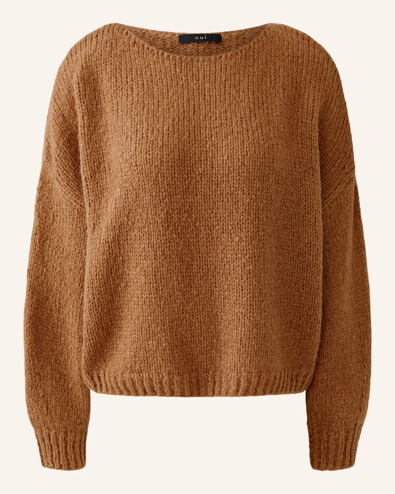 Oui  Pullover Braun