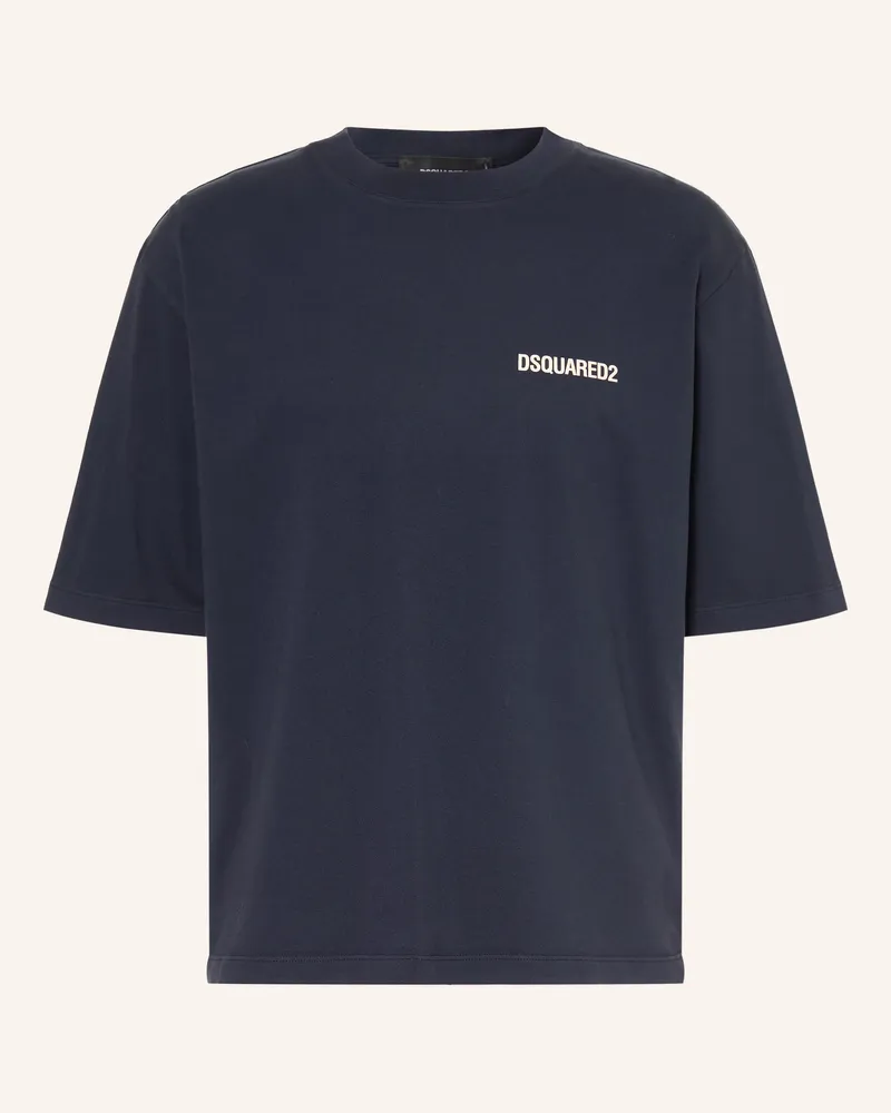 Dsquared2 T-Shirt blau Dunkelblau