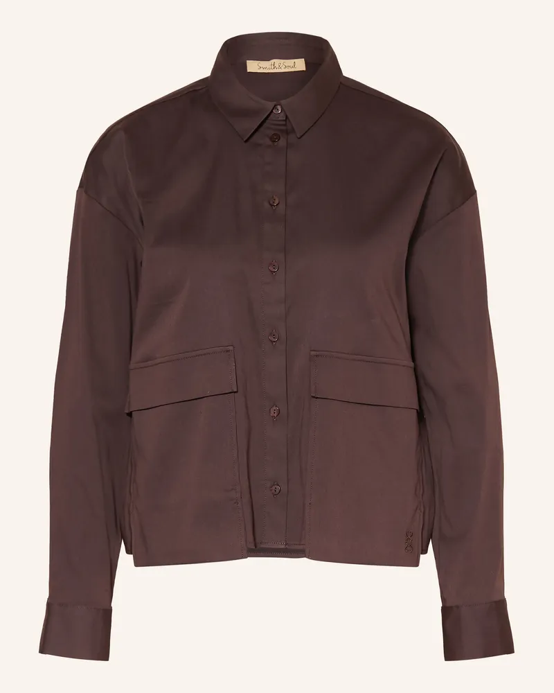 Smith & Soul Hemdbluse braun Dunkelbraun