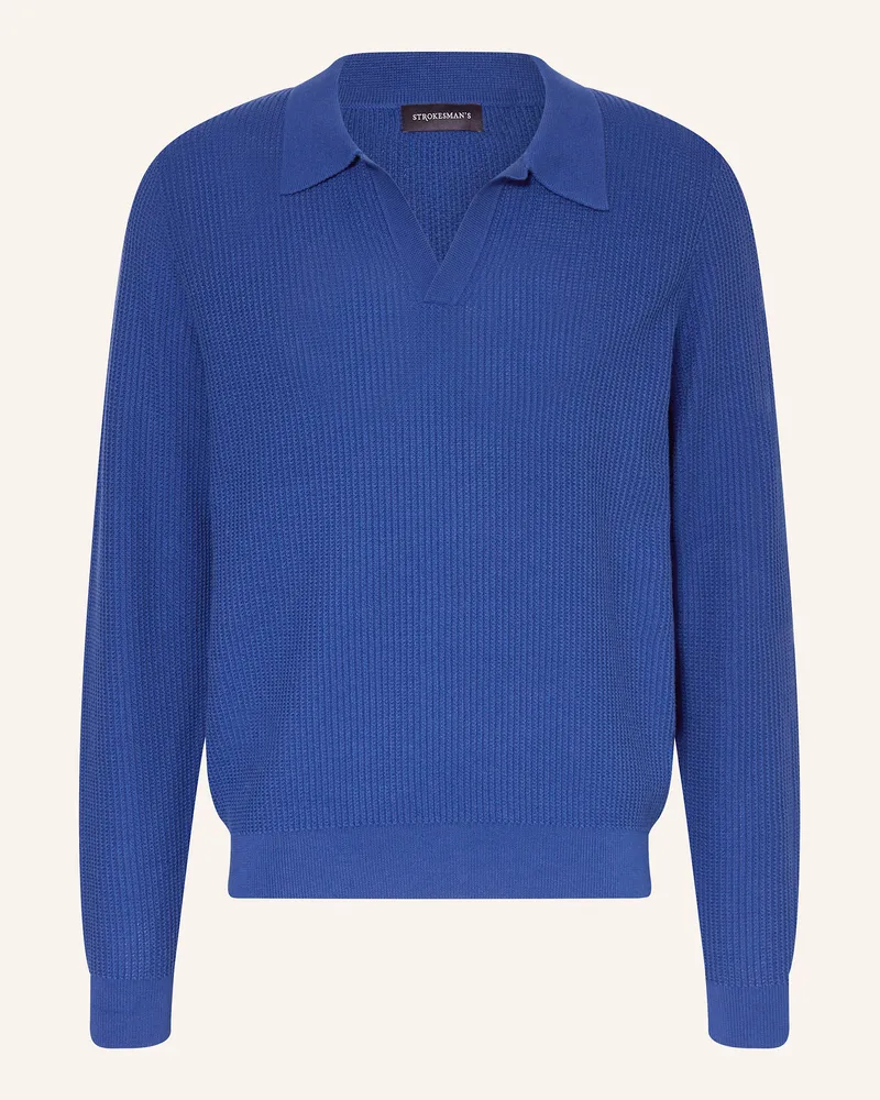 Strokesman's Strokesman Pullover blau Blau