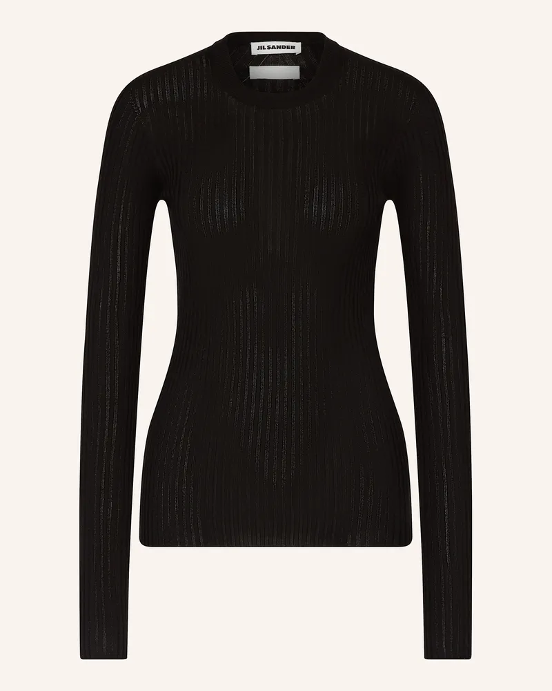 Jil Sander Pullover schwarz Schwarz