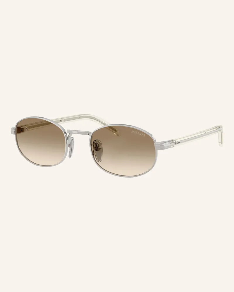 Prada Sonnenbrille Pr b53s silber Silber