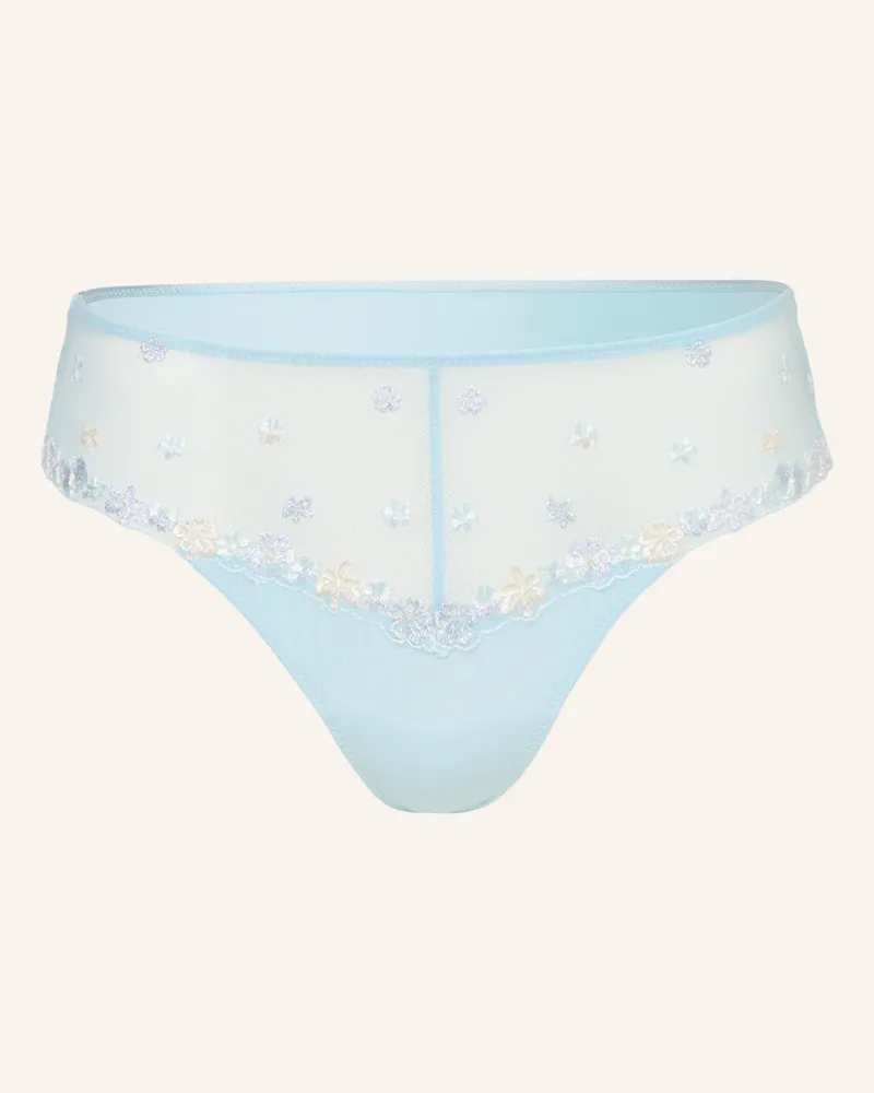 Mey Panty Serie Pretty Joan Mit Glitzergarn blau Türkis