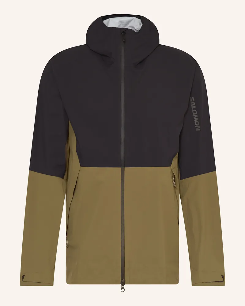 Salomon Regenjacke OUTERPATCH 2,5L Schwarz