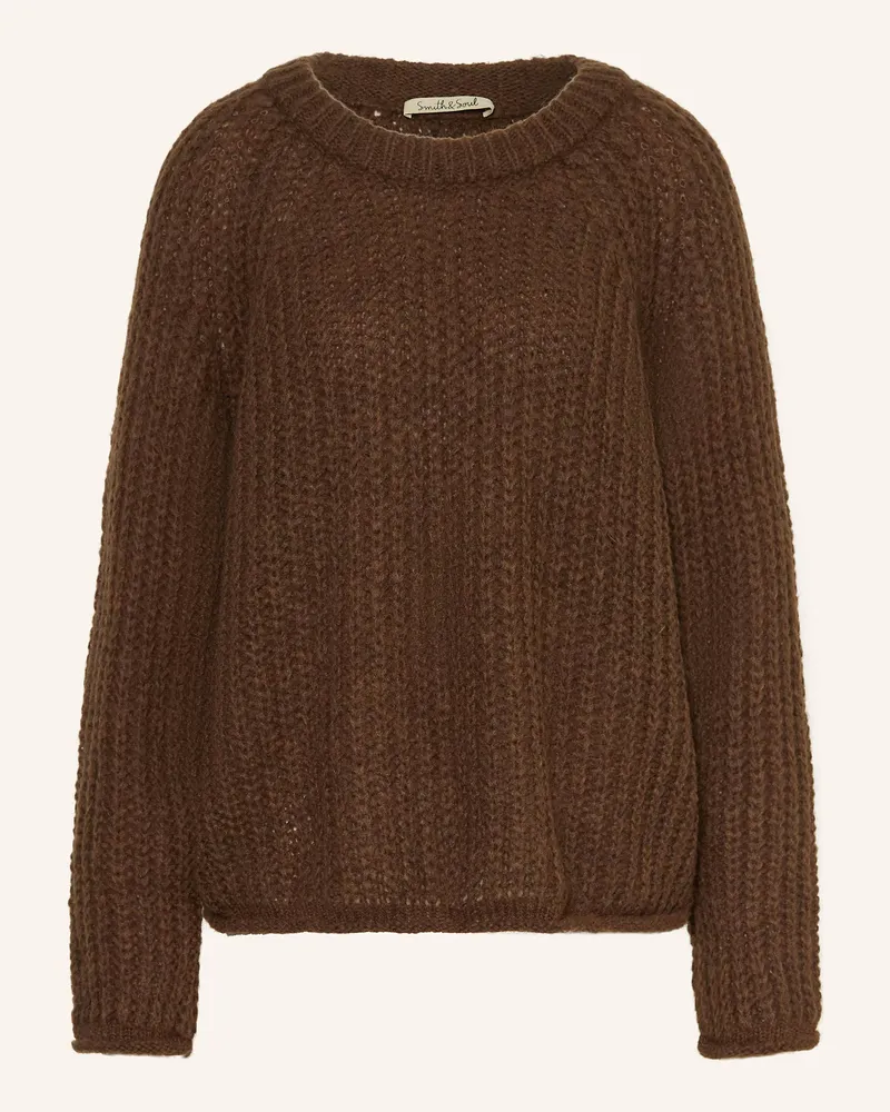 Smith & Soul Pullover Dunkelbraun
