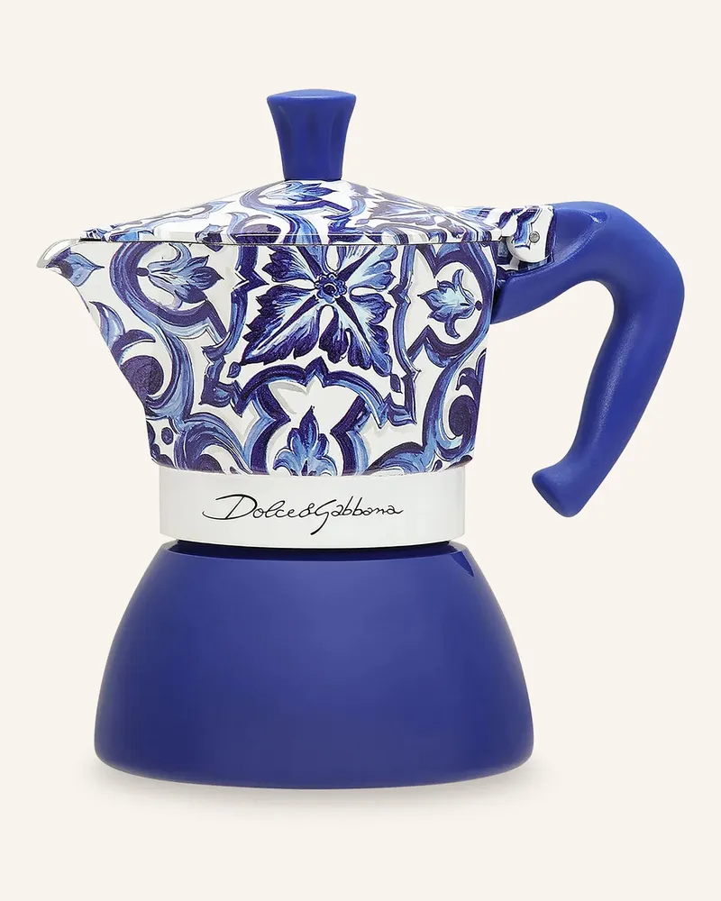 Dolce & Gabbana Casa Espressokocher Dunkelblau