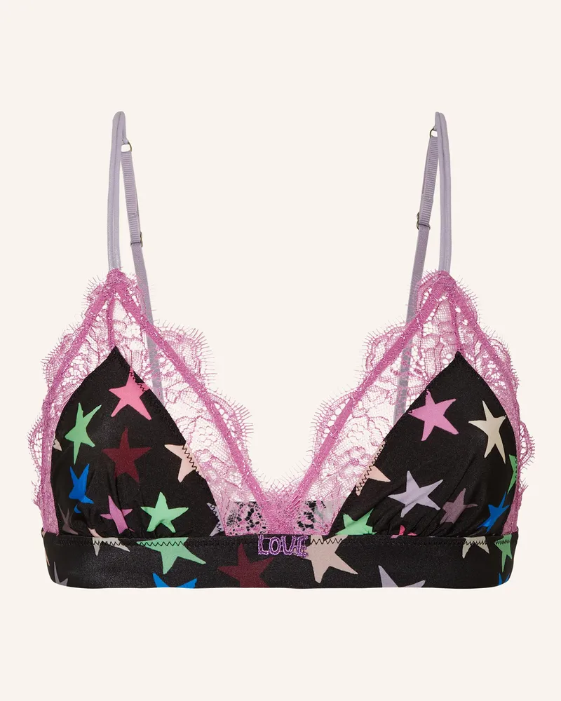 LOVE Stories Triangel-BH LOVE LACE Schwarz