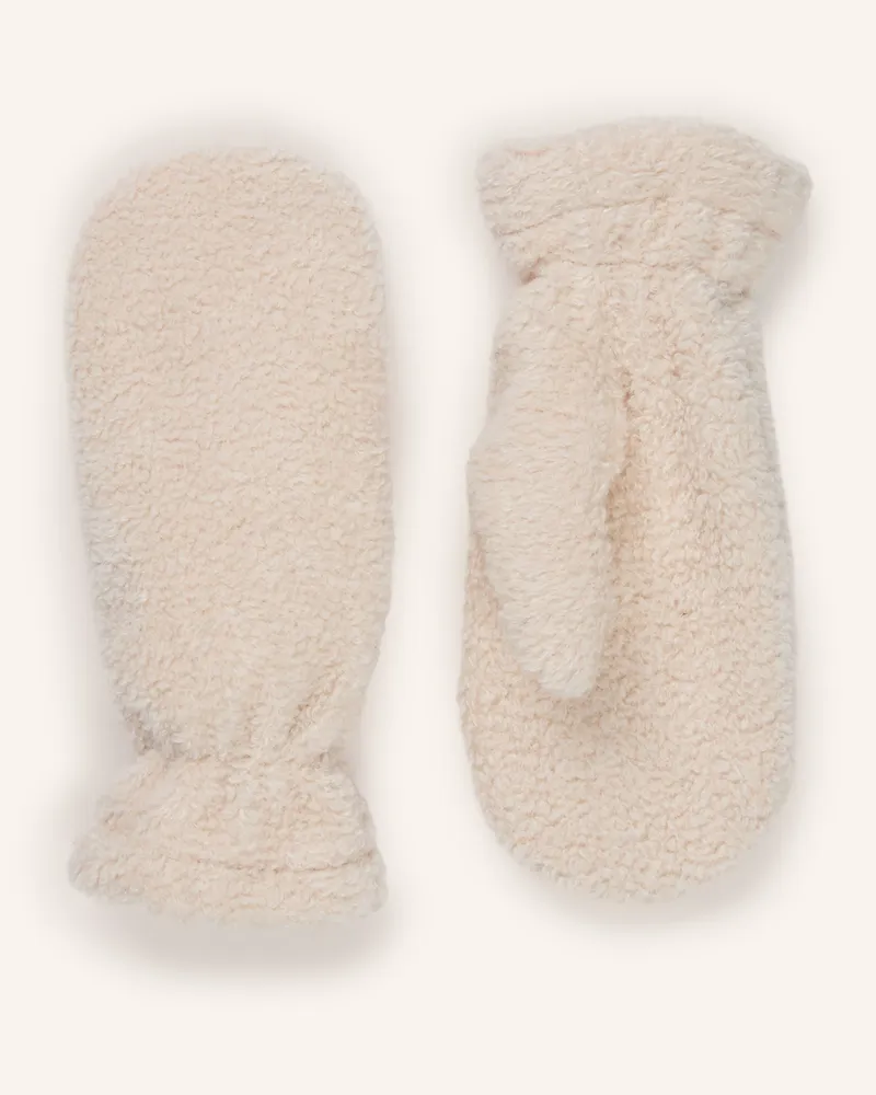 Loevenich Teddyfell-Fäustlinge weiss Creme
