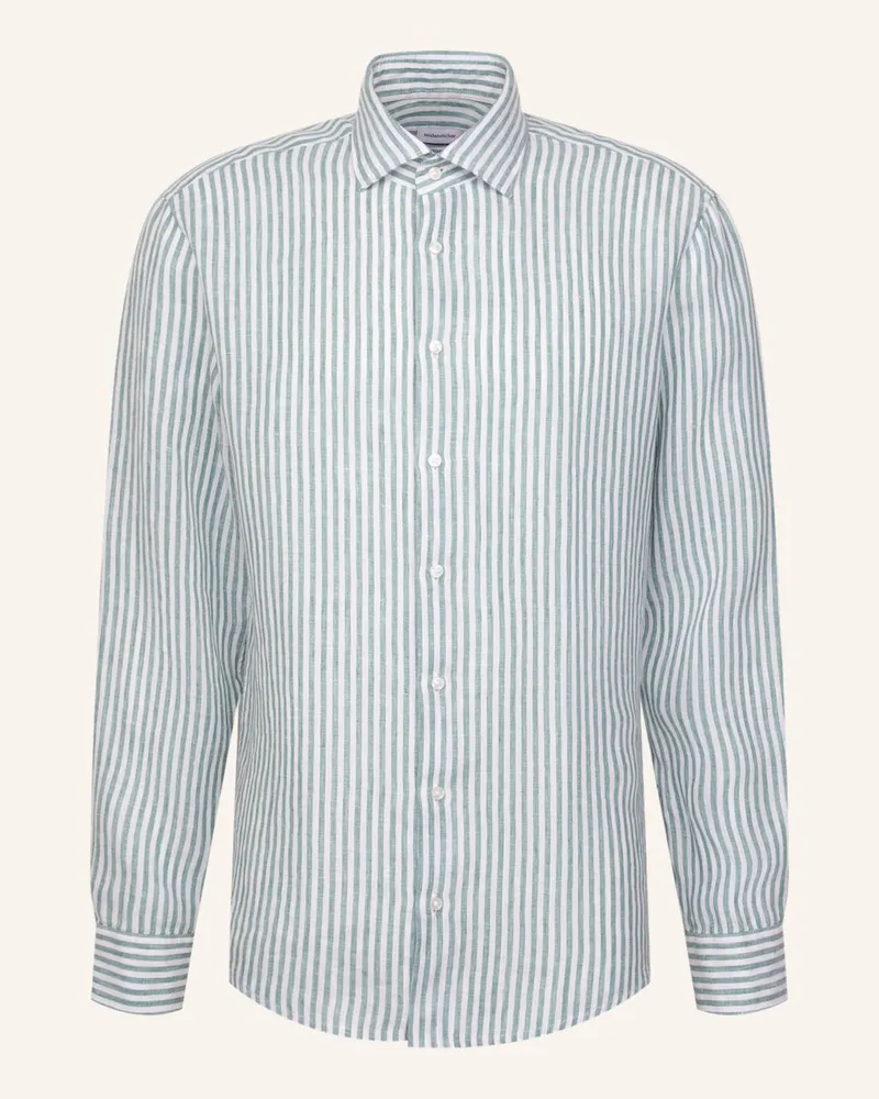 Seidensticker Leinenhemd Regular Fit blau Türkis