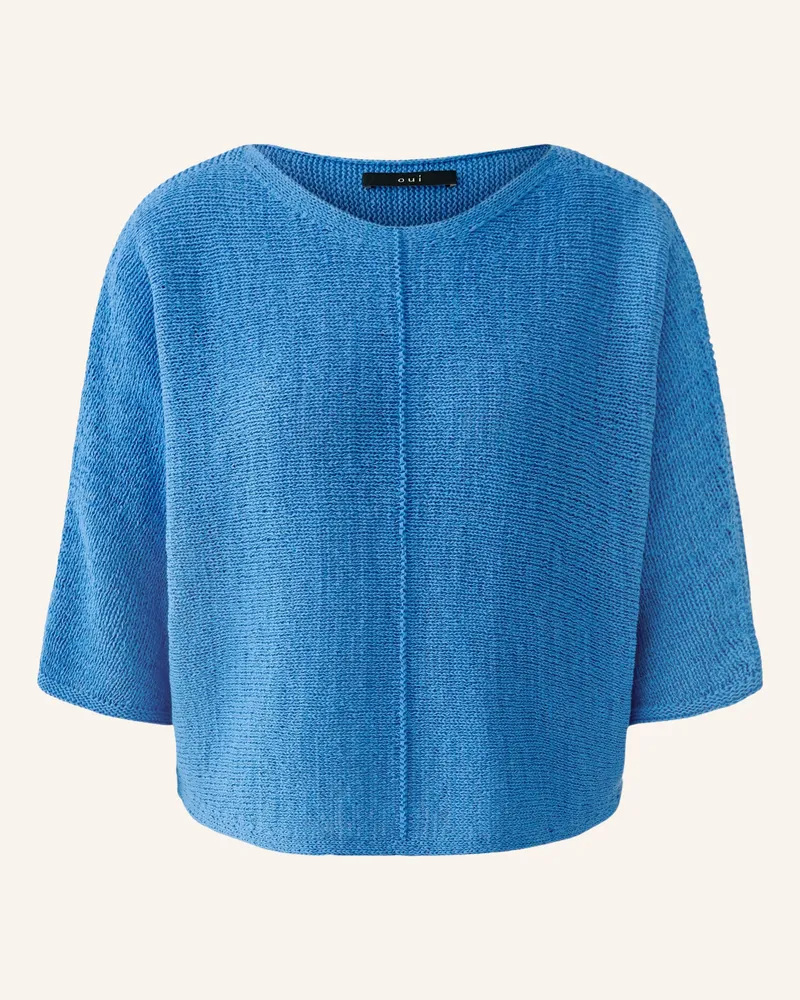 Oui  Pullover blau Hellblau