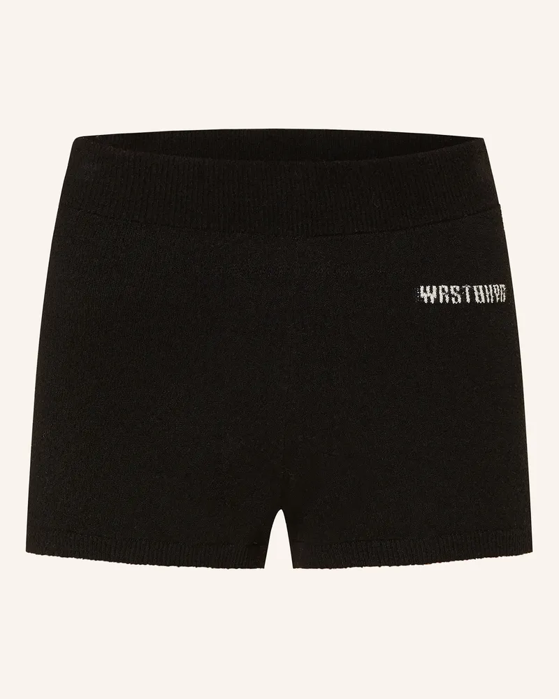 WRSTBHVR Strickshorts LUISA Schwarz