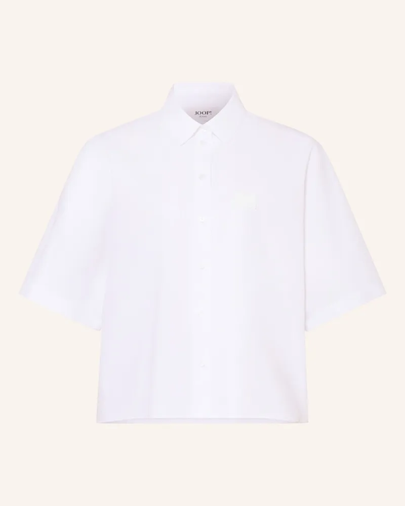JOOP! Hemdbluse Britney weiss Weiss