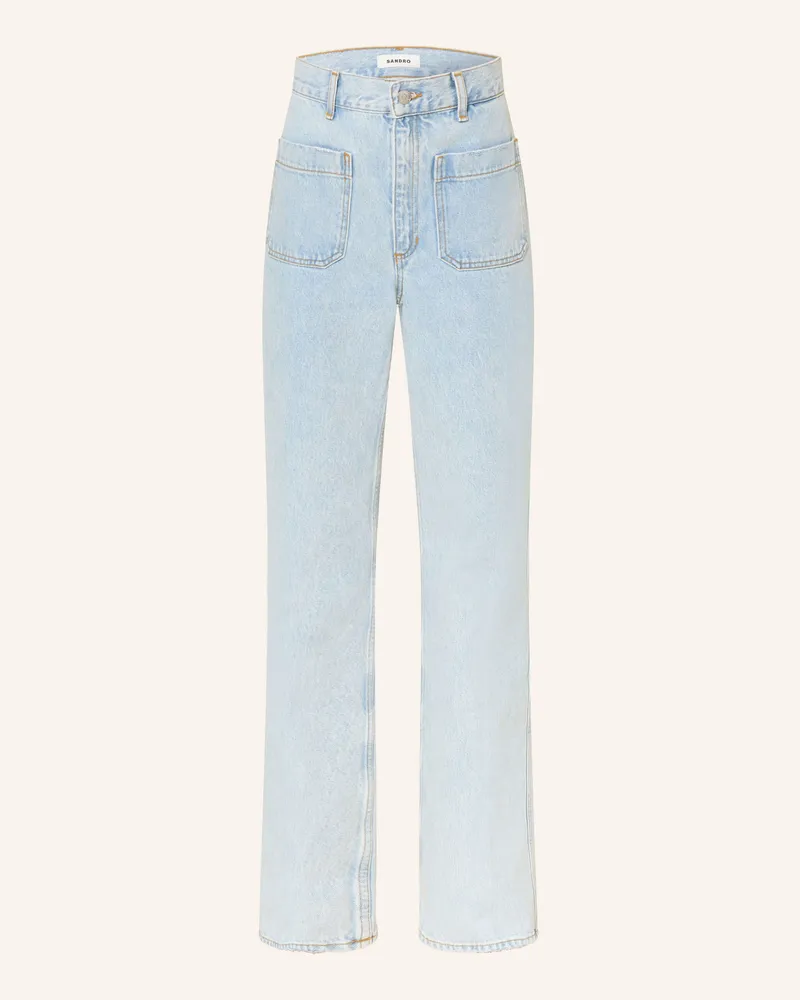Sandro Straight Jeans blau J002